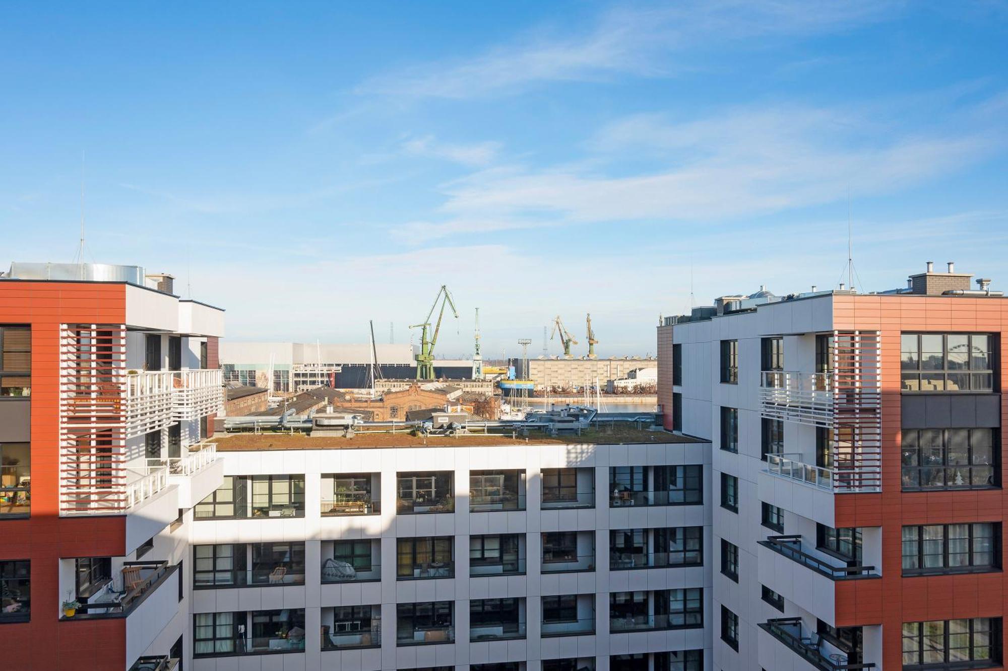 Doki Living - Foodhall & Parking By Downtown Apartments Gdansk Exterior foto