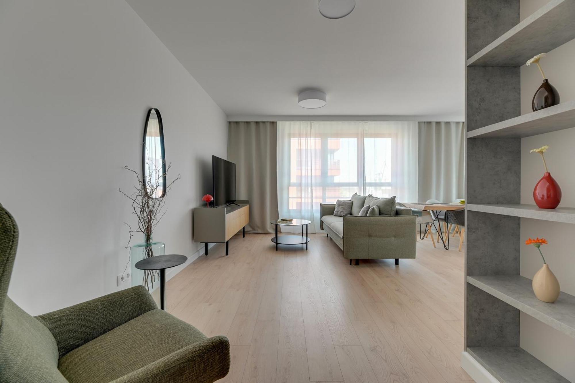 Doki Living - Foodhall & Parking By Downtown Apartments Gdansk Exterior foto